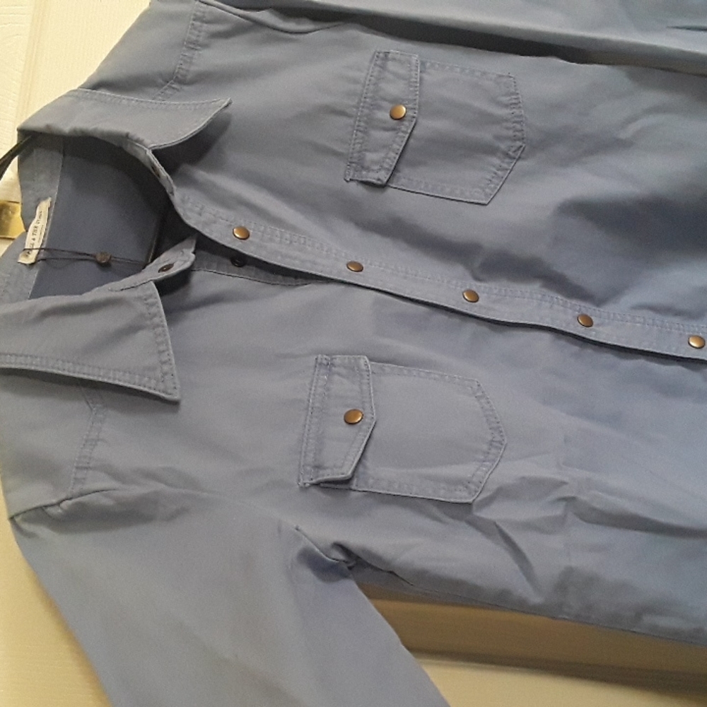 SALE PENDING Spell Blue Belle (Bellebird) Chambray Shirt Jacket BNWT FSOT - Picture 12 of 12